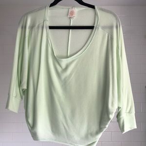 Swoop Neck Comfy Sweatshirt